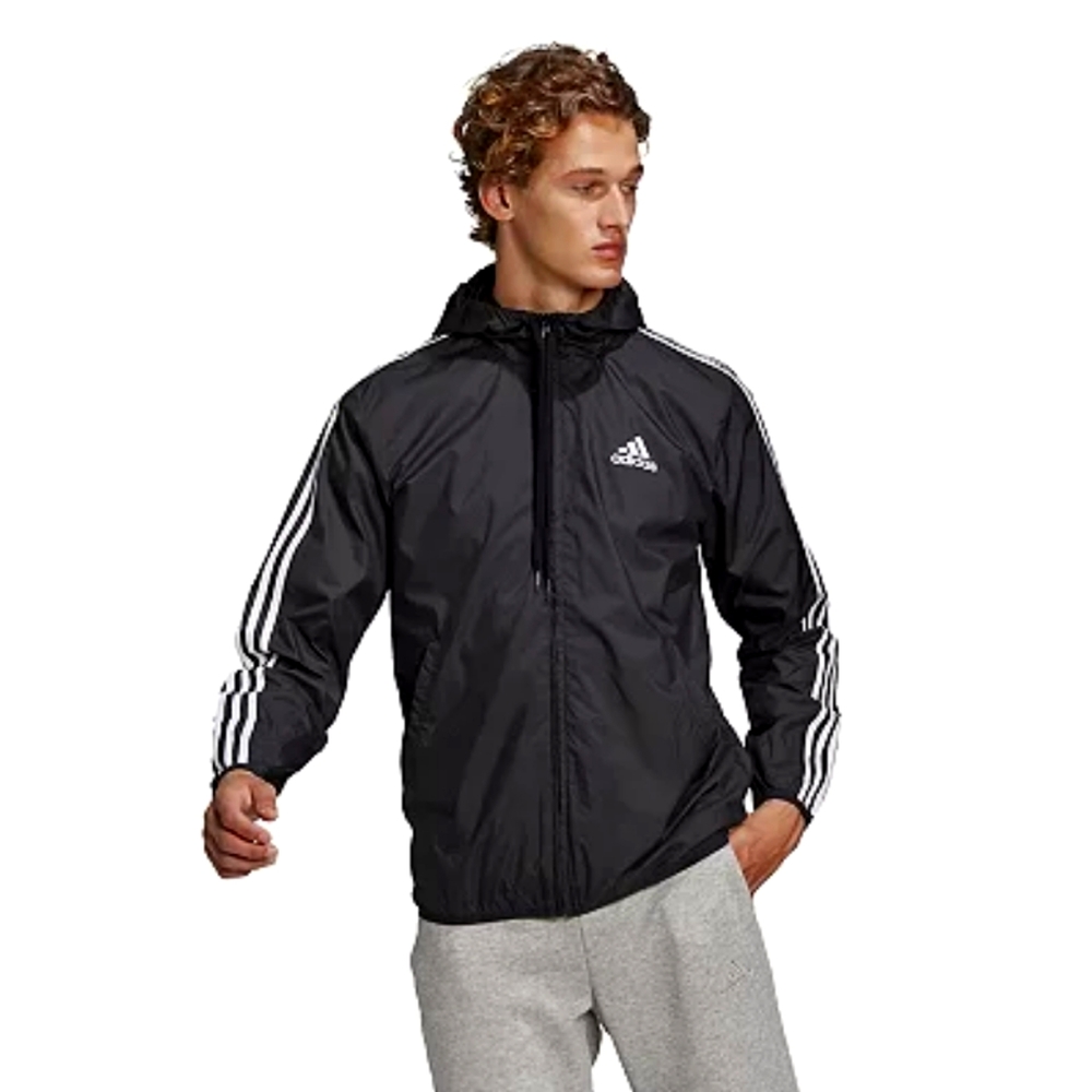 Adidas Primegreen Essentials 3 stripes Windbreaker NWT